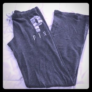 VS PINK slim flare sweatpants